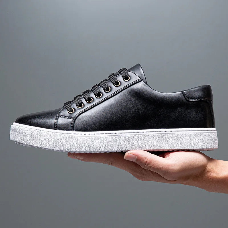 Martino" Leather Sneaker